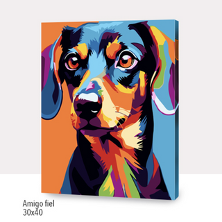 Kit Paint by numbers 30X40 Amigo fiel | WC7016