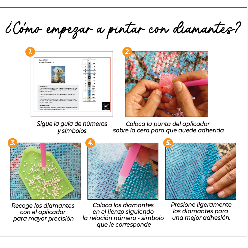 Kit Diamond Painting sin bastidor 35x45 Ola de fuego |WD1028