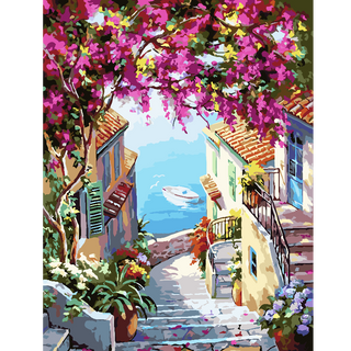 Kit Paint by numbers 50x65 Costa bella italiana | WG1011