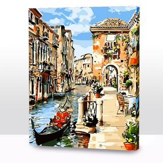 Kit Paint by number Canal de Venecia | WG1505
