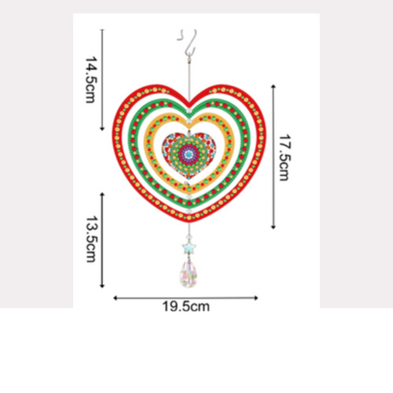 💎 Kit Creativo | Kit Diamond Painting | Adorno colgante: Amor brillante 💖✨| PFL406 