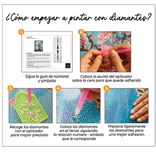 Kit Diamond Painting con bastidor 30x40 Unicornio mágico | WDF1206 