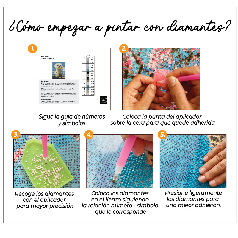 Kit Diamond Painting con bastidor 30x40 Unicornio mágico | WDF1206 