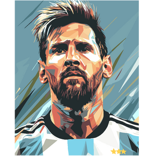 Kit Paint by numbers 40x50 Messi II  | WC1240  