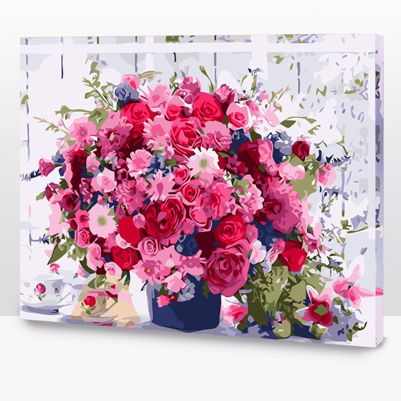 Kit Paint by number Arreglo floral | WG1513  Large Image