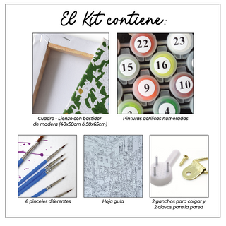 Kit Paint by numbers 50x65 Sueños de París | WG5001