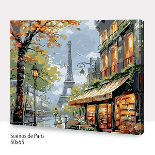 Kit Paint by numbers 50x65 Sueños de París | WG5001