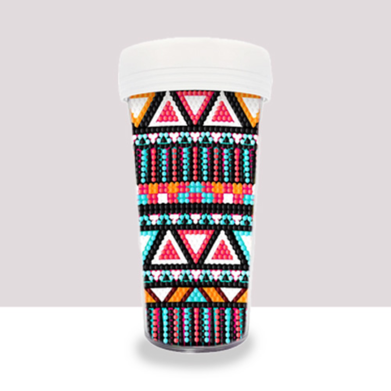 💎Kit Creativo | Diamond Painting: Triángulos coloridos | BZS24