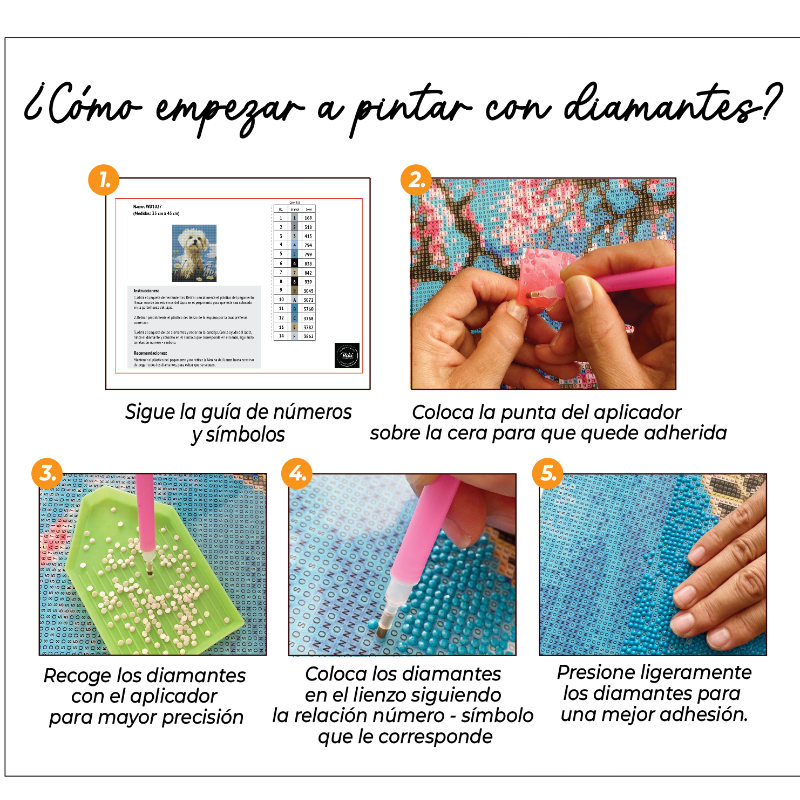 Kit Diamond Painting con bastidor 30x40 Sueño marino | WDF1204 