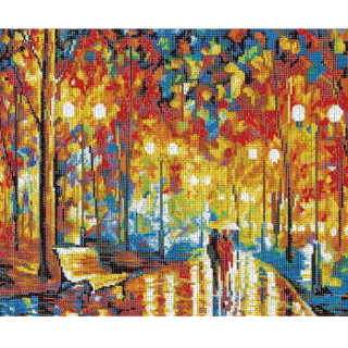 💎Kit Diamond Painting sin bastidor 35x45cm: Paseo en otoño | WD1606
