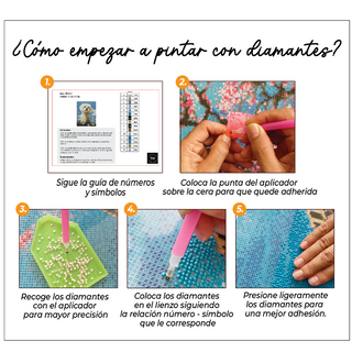 Kit Diamond Painting sin bastidor 35x45 Noche estrellada - Van Gogh | WD1912