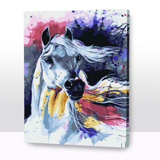 Kit Paint by number Caballo al viento | WC1189