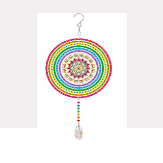 💎 Kit Creativo | Diamond Painting | Adorno colgante: Mandala Brillante✨(Doble Cara)| GSP202✨NEW✨