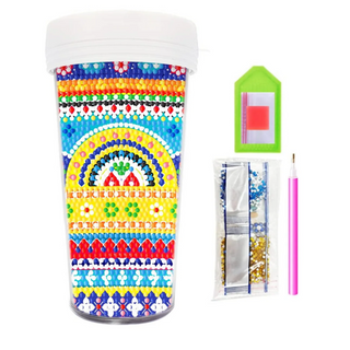 Kit Diamond Painting / Vaso Étnico | BZS13 