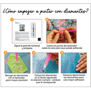 Kit Diamond Painting con bastidor 30x40 Dog pop | WDF1613