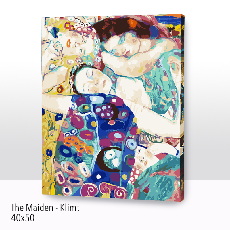 Kit Paint by number The Maiden -Klimt  | WC1133 Large Image