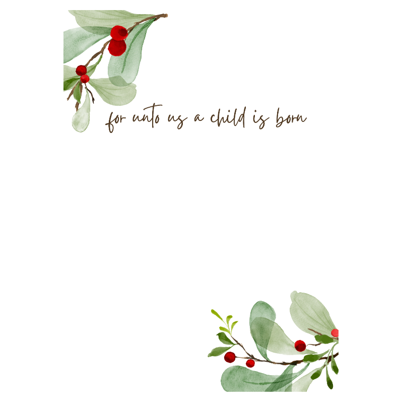 Water Colour Design Cards - Set of 2 - Thumbnail (Preview) 2