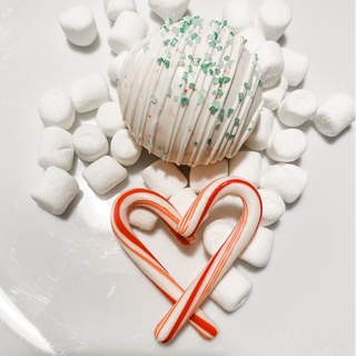 Candy Cane Hot Cocoa Bomb- individually packaged