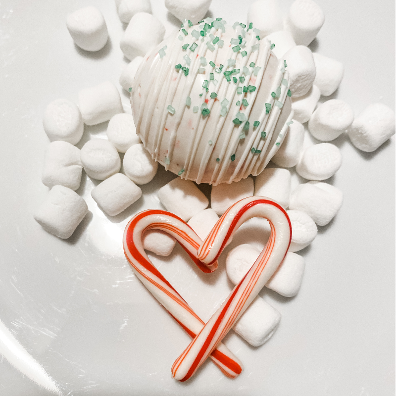 Candy Cane Hot Cocoa Bomb- individually packaged Main Image