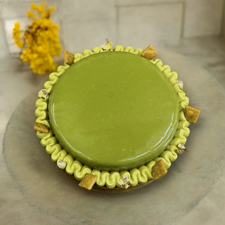 MATCHA X HOJICHA TART