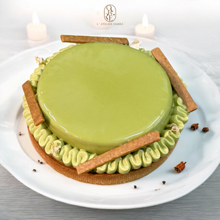 MATCHA X HOJICHA TART