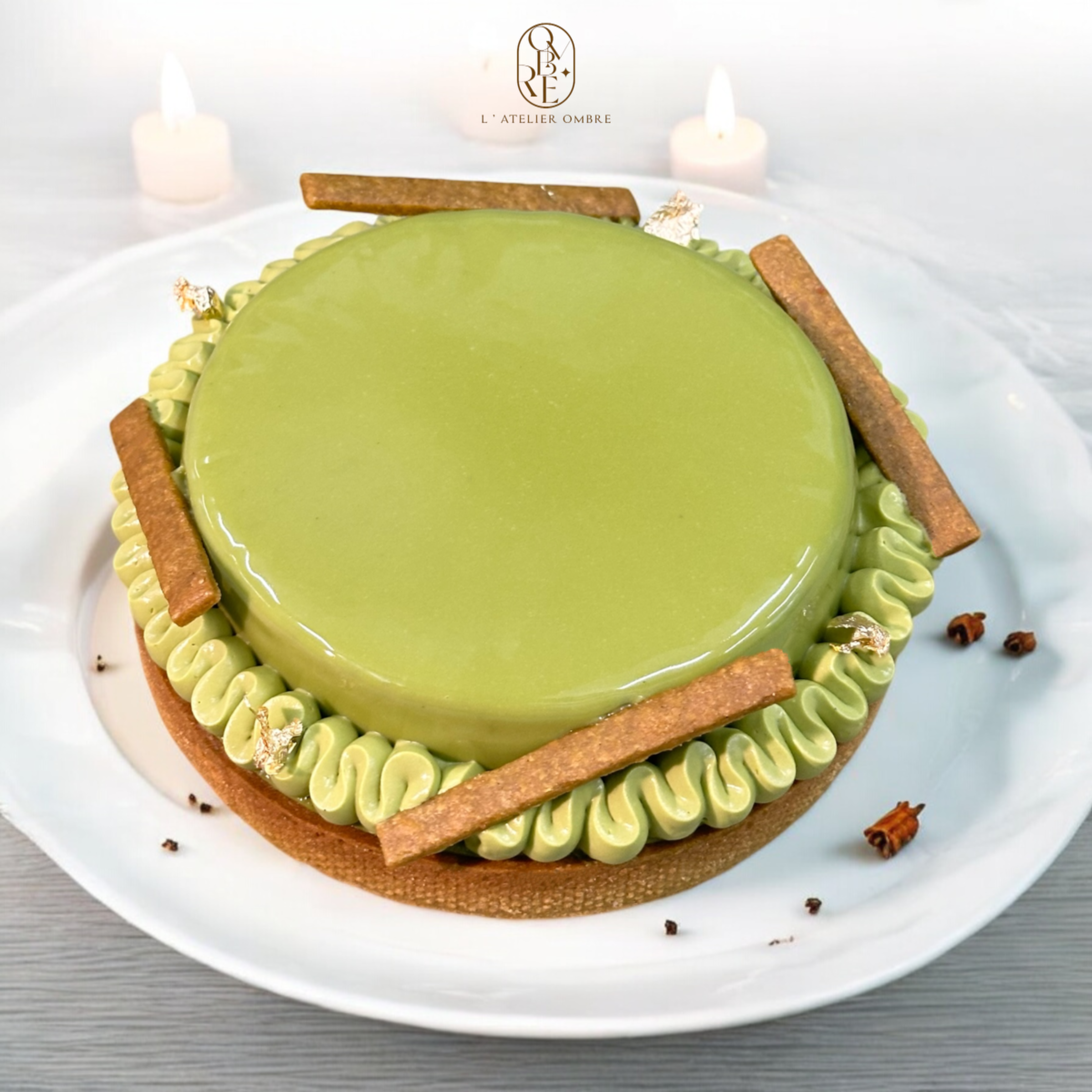 MATCHA X HOJICHA TART Main Image