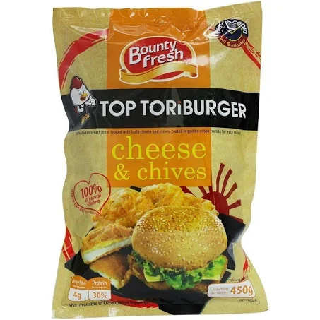 TOP TORIBURGER (CHEESE AND CHIVES)