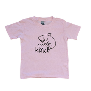 *PALE* Pink, "Choose Kind" ~BLACK DECAL~