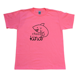 *NEON* Pink, "Choose Kind" ~BLACK DECAL~