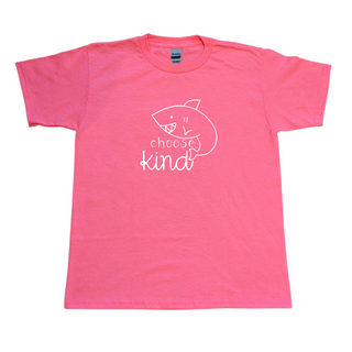 *NEON* Pink, "Choose Kind" ~WHITE DECAL~