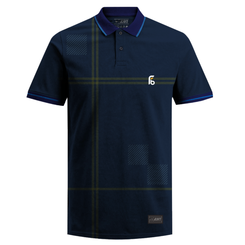 Cross Blue Polo Shirt  Main Image