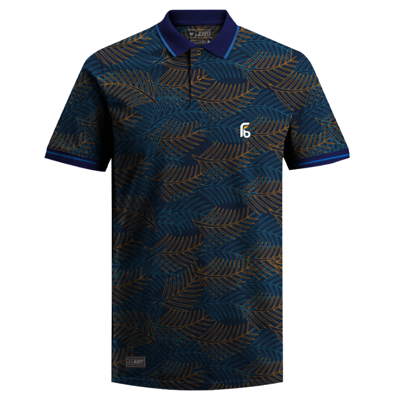 Palm Blue FC Polo Shirt Main Image