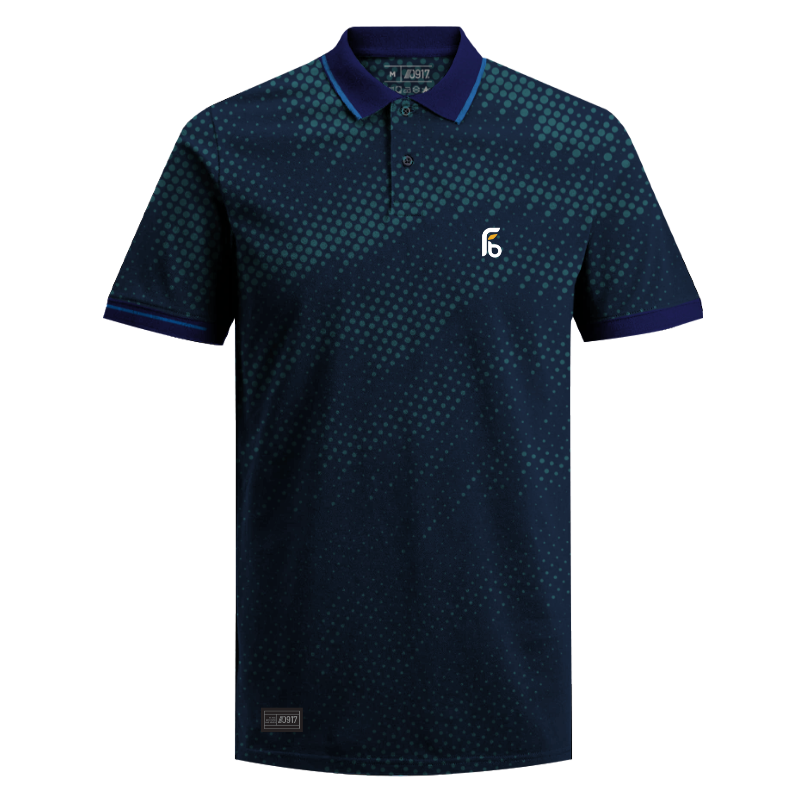 Tones Blue Polo Shirt Main Image