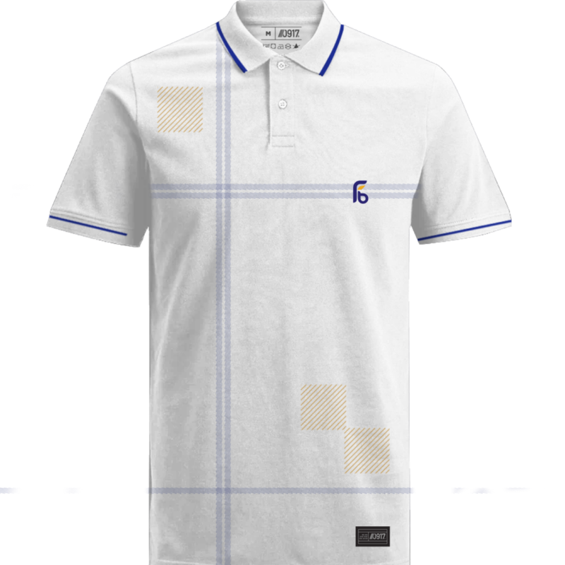 Cross White Polo Shirt Main Image