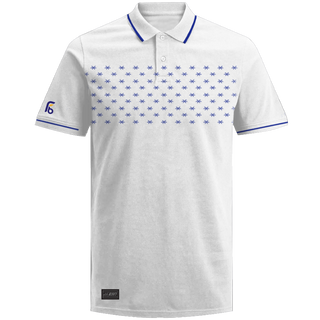 Palm Chest White Polo