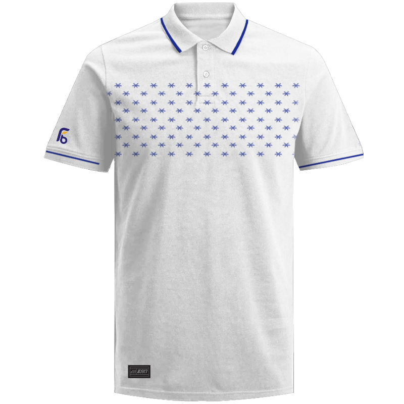 Palm Chest White Polo Main Image