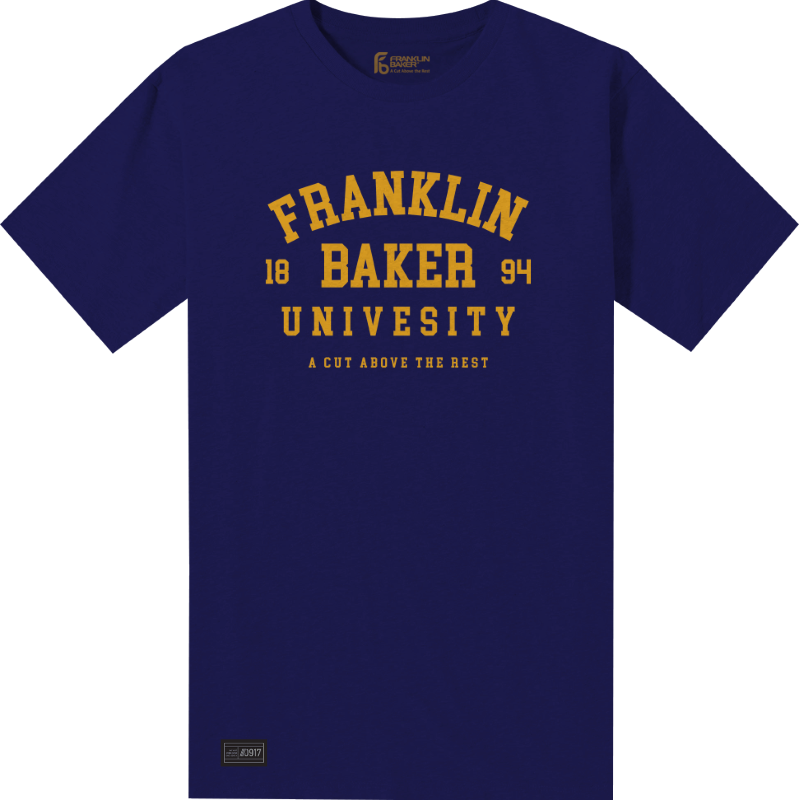 FBU Blue Round Neck T-Shirt Main Image