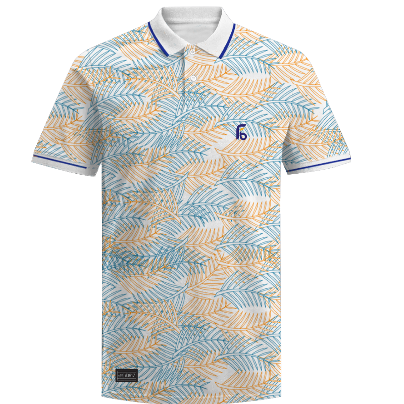 Palm White FC Polo Shirt Main Image