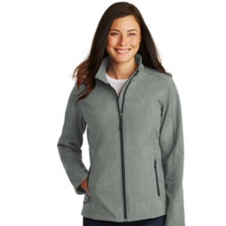  Port Authority Core Soft Shell Jacket in Pearl Grey Heather