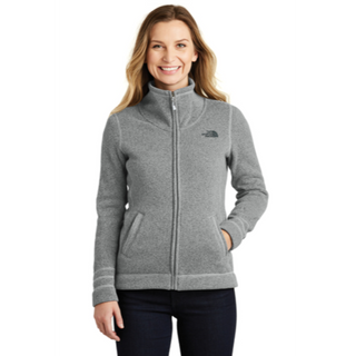 The North Face® Ladies Sweater Fleece Jacket in Medium Grey Heather