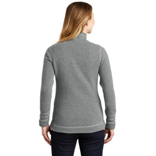 The North Face® Ladies Sweater Fleece Jacket in Medium Grey Heather - Thumbnail 2