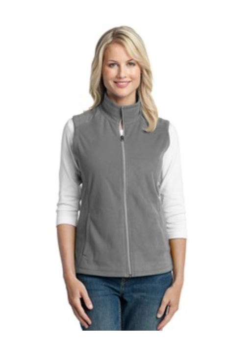  Port Authority Micro-fleece Vest in Pearl Grey 