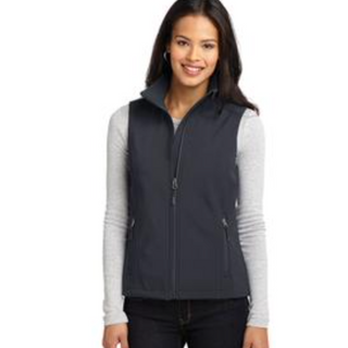 Port Authority Core Soft Shell Vest in Battleship Grey