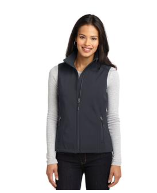 Port Authority Core Soft Shell Vest in Battleship Grey