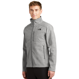 The North Face® Apex Barrier Soft Shell Jacket in Medium Grey Heather - Thumbnail 5