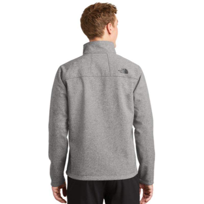 The North Face® Apex Barrier Soft Shell Jacket in Medium Grey Heather - Thumbnail (Preview) 2