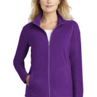 Port Authority Micro-fleece Jacket in Purple