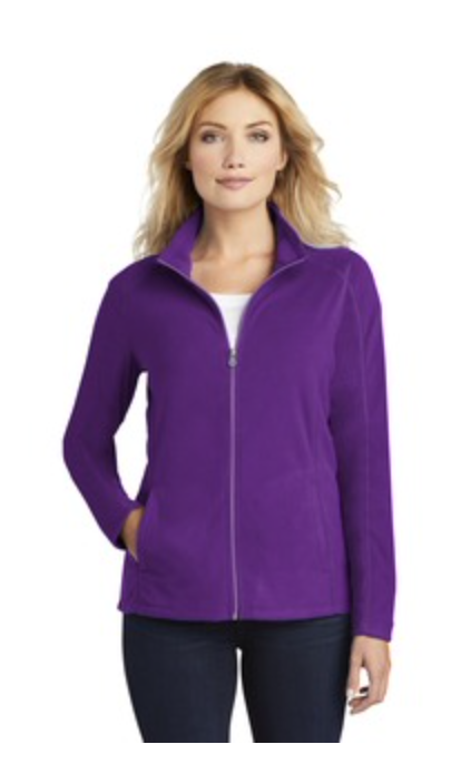 Port Authority Micro-fleece Jacket in Purple