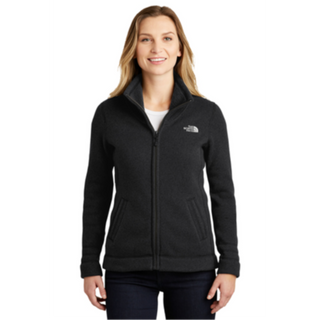 The North Face® Ladies Sweater Fleece Jacket in Black Heather