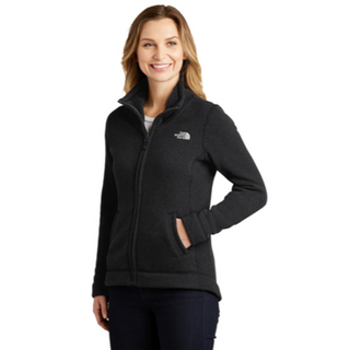 The North Face® Ladies Sweater Fleece Jacket in Black Heather - Thumbnail 4